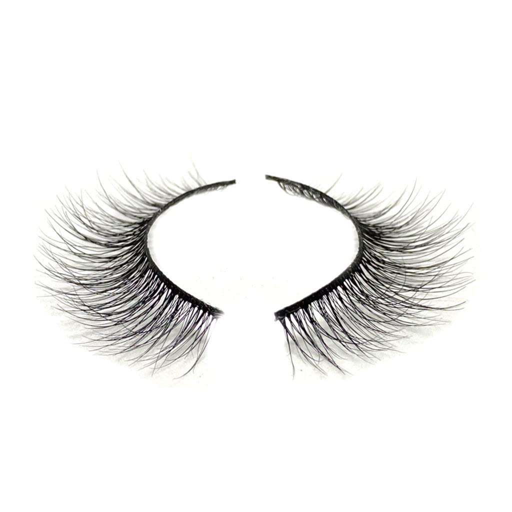Natural Flutter Lashes by Uptown Lashes, Natural Look False Eyelashes with a Soft, Glam Look - Available in Silk Synthetic Fake Lashes & Mink Beauty & Personal Care Uptown Lashes