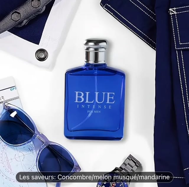 United Scents Blue Intense Eau de Parfum for Men, 3.4 fl oz / 100 mL Beauty & Personal Care Blue intense