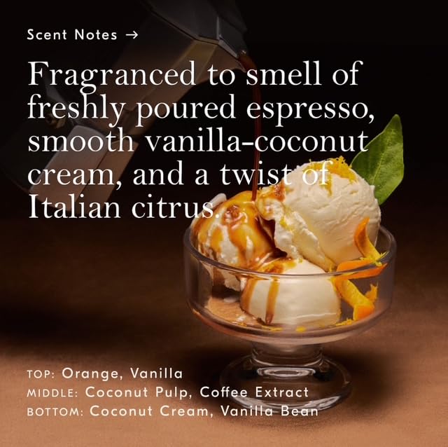 Limit'd Edition Soft Service Affogato L’Orange Buffing Bar - Microcrystal Body Exfoliant for KP & Ingrown Hairs, Vanilla-Coconut Citrus Espresso Beauty & Personal Care The Limit'd Edition Collection