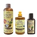 Coconut Oil Hair Care Bundle - Shampoo 32.12 fl oz, Hair styling Cream 8.45 fl oz, and Pure Coconut Oil with Biotin 2.8 fl oz - Revitalize, Nourish Beauty & Personal Care LABS INCREDIBLE