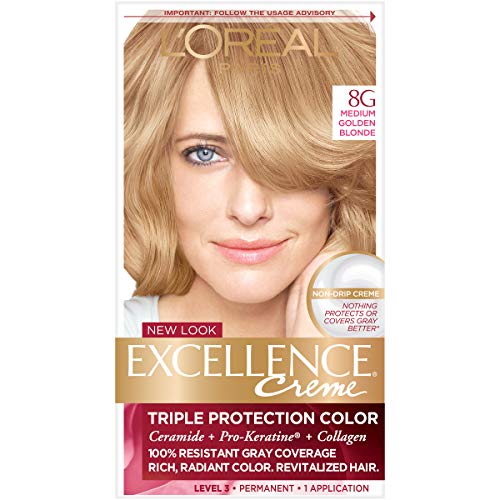 L'Oreal Paris Excellence Creme, 8G Medium Golden Blonde Beauty & Personal Care L'Oreal Paris