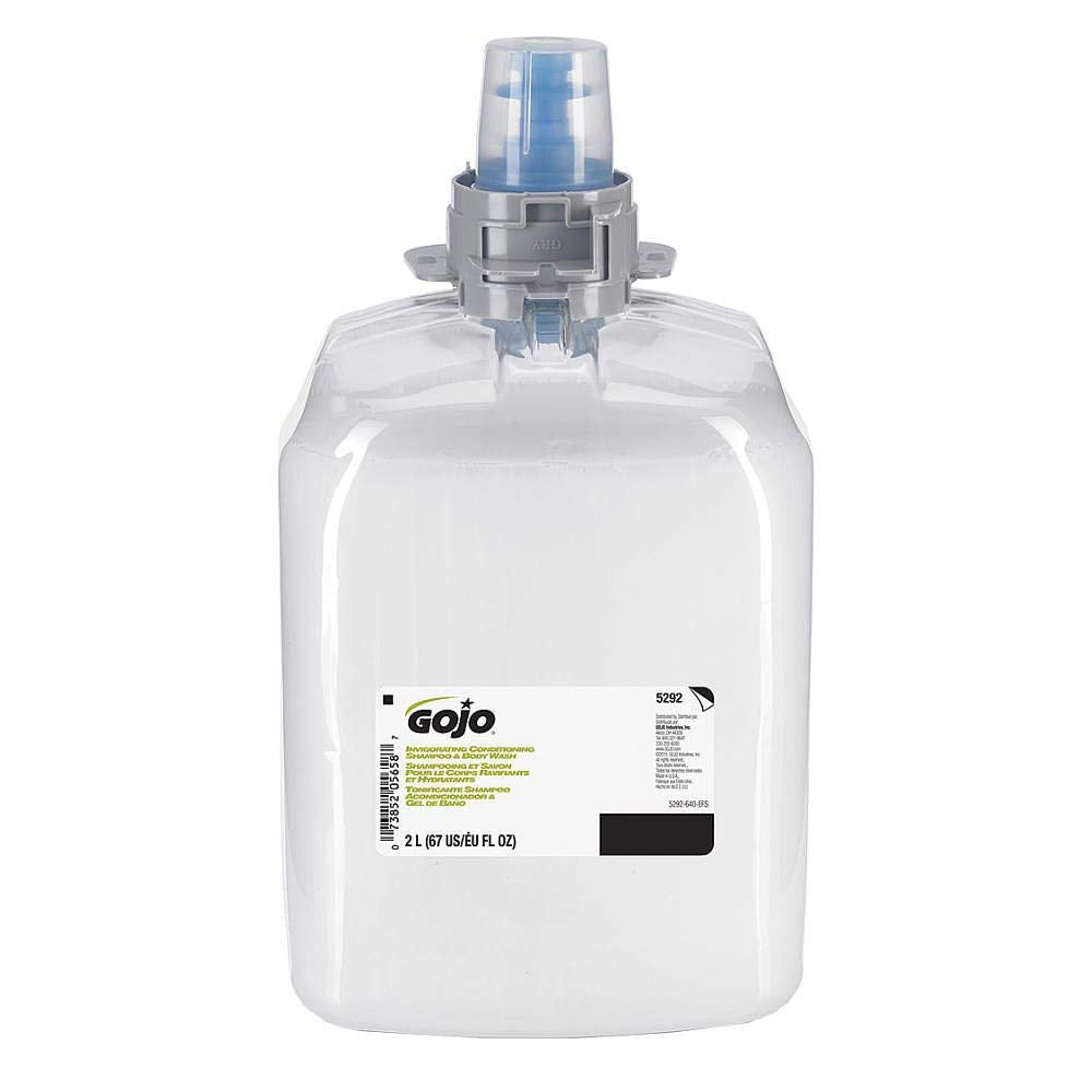 GOJO 529202 Invigorating 3-in-1 Shampoo and Body Wash Citrus Spice 2000mL Refill 2/Ctn Beauty & Personal Care Gojo