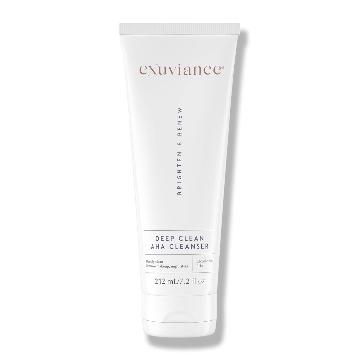 EXUVIANCE Deep Clean AHA Foaming Face Cleanser and Makeup Remover with Glycolic Acid, Soap-Free, 7.2 fl. oz. Beauty & Personal Care EXUVIANCE