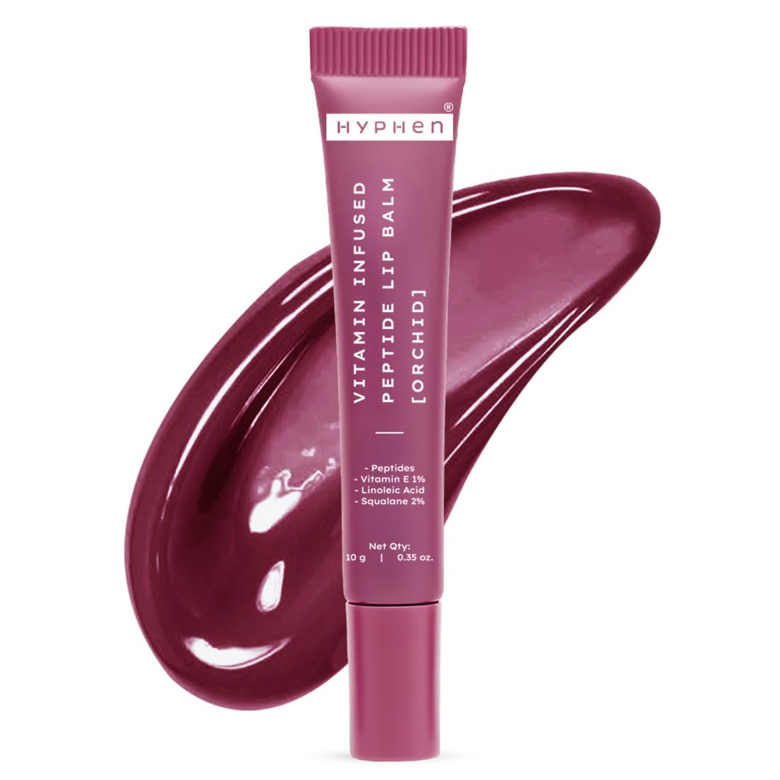 Hyphen Tinted Lip Balm - Brightens & Reduces Dark Lips & Pigmentation - 1% Vitamin E, Peptide & 2% Squalane - Winter Lip Care - 24H Moisturization Beauty and Personal Care Hyphen