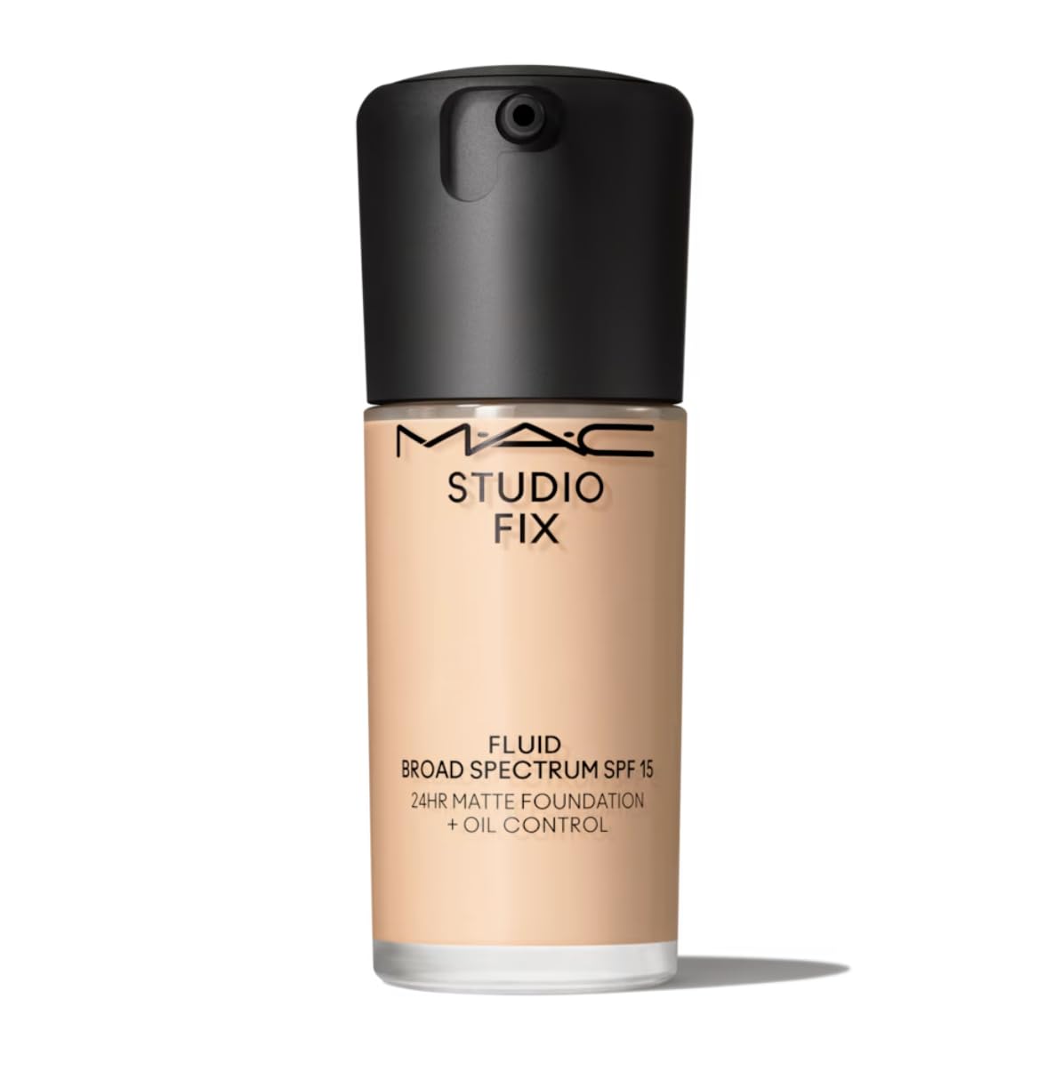 MAC Studio Fix Fluid SPF 15 24HR Matte Foundation + Oil Control NC16, Beige