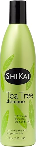 ShiKai Tea Tree Shampoo (12oz, Pack of 2) With Peppermint & Tea Tree | Refresh & Stimulate Your Scalp | Soap Free Alternative | Moisture for Daily Use Beauty & Personal Care ShiKai