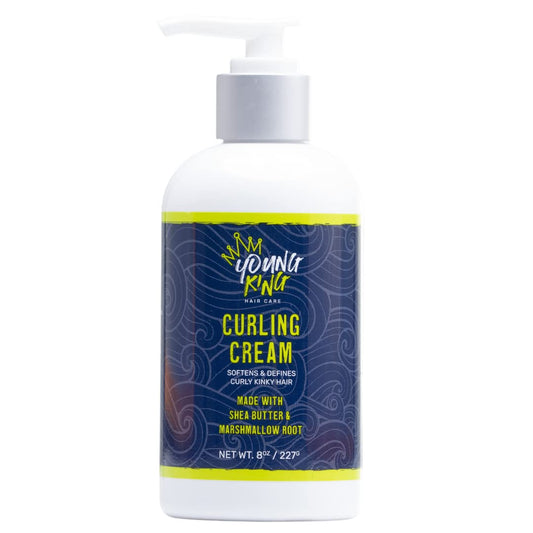 YOUNG KING HAIR CARE Kids Curl Cream for Wavy, Kinky and Curly Hair | Curl Defining, Moisturizing & Softening with Shea Butter and Marshmallow Root Beauty & Personal Care YOUNG KING HAIR CARE