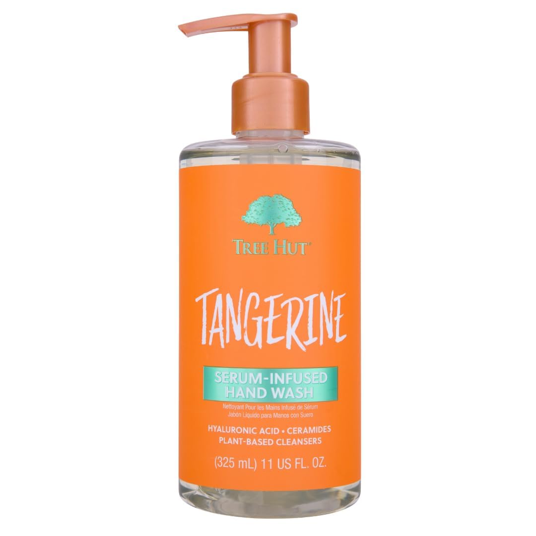 Tree Hut Tangerine Serum Infused Hand Wash, Nourish & Hydrate Hands with Strengthening Skin Care, Long Lasting Scent, Cleanse & Lock in Moisture, 11 Beauty and Personal Care Tree Hut Default Title