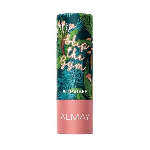 Almay Lip Vibes Lipstick with Vitamin E Oil & Shea Butter, Matte Finish, Hypoallergenic, Skip The Gym, 0.14 Oz Beauty & Personal Care Almay