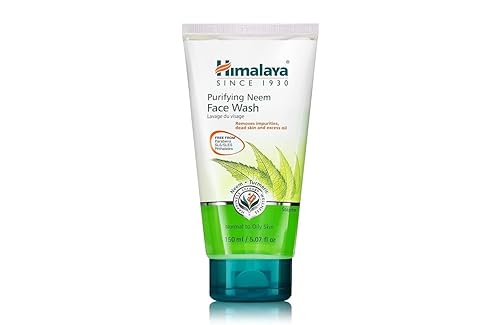 Himalaya Purifying Neem Face Wash, Normal to Oily Skin, Turmeric, Vegan, Cruelty Free, Soap and Paraben Free, Dermatologically Tested, SLS/SLES Free Beauty & Personal Care Himalaya