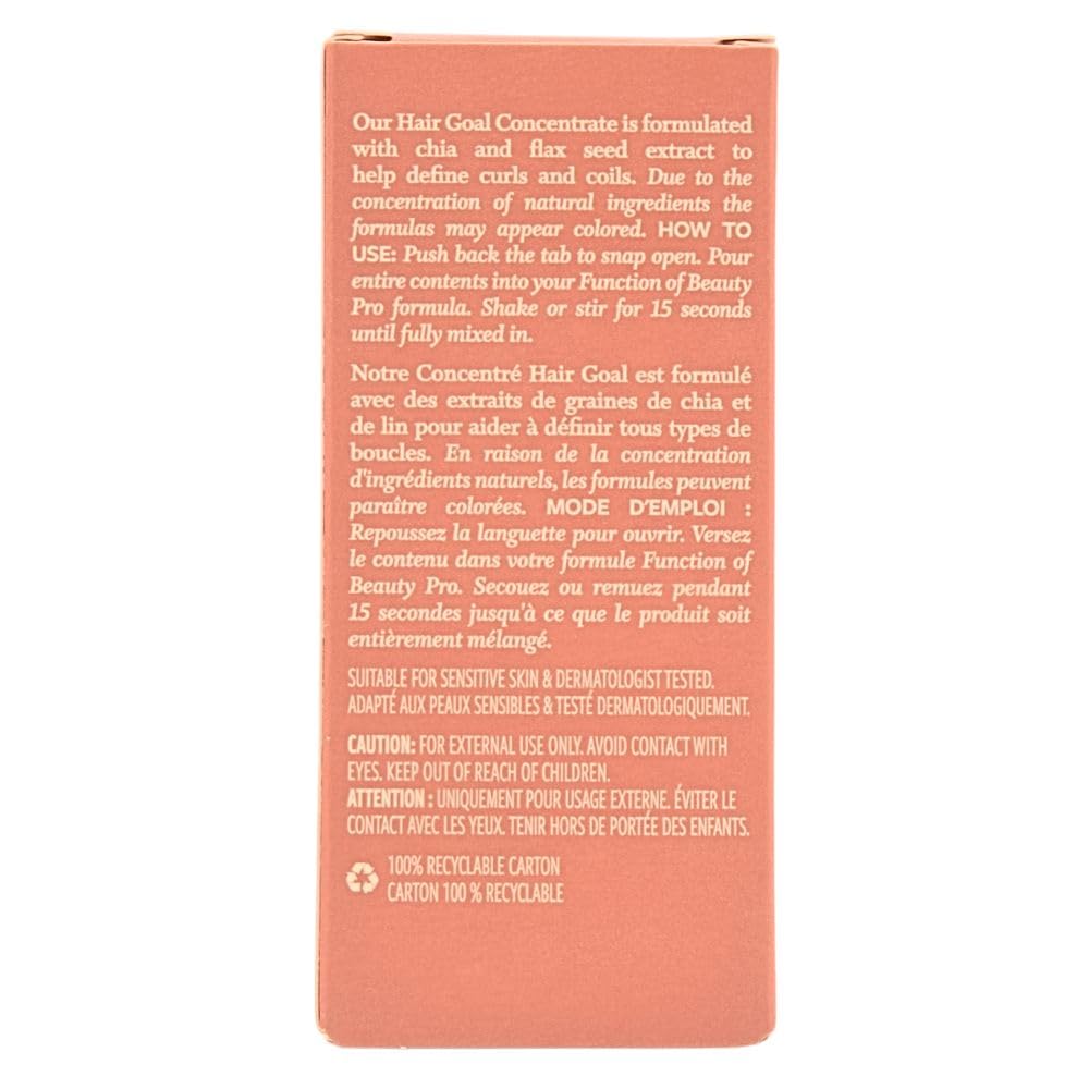 Function of Beauty Pro Curl and Coils Defining Hair Goal Concentrate Mix-In Beauty & Personal Care Function of Beauty PRO