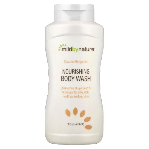 MILD BY NATURE Nourishing Body Wash Gentle Cleanser with Shea Butter, Coconut Oil, & Chamomile - Cruelty Free - No Sulfates, Parabens, or Phthalates Beauty & Personal Care MILD BY NATURE