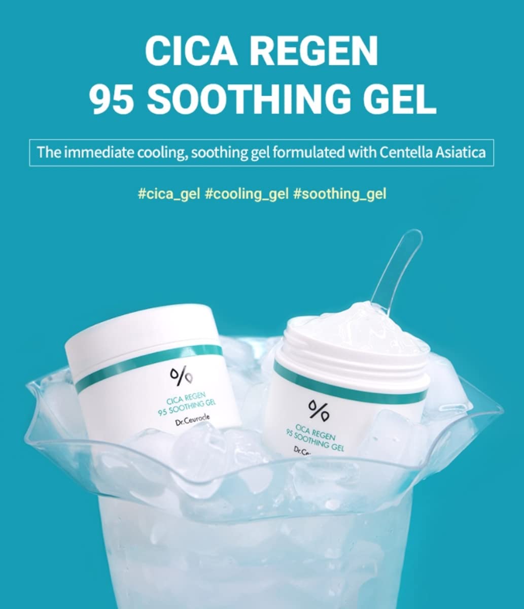 Dr.Ceuracle Cica Regen 95 Soothing Gel 110g (3.88 oz) Cooling and Soothing Moisture Gel Beauty & Personal Care Dr. Ceuracle