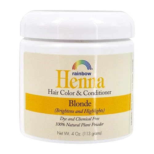 Rainbow Research Henna Botanical Hair Color and Conditioner, Blonde, 4 Ounce Beauty & Personal Care Rainbow Research