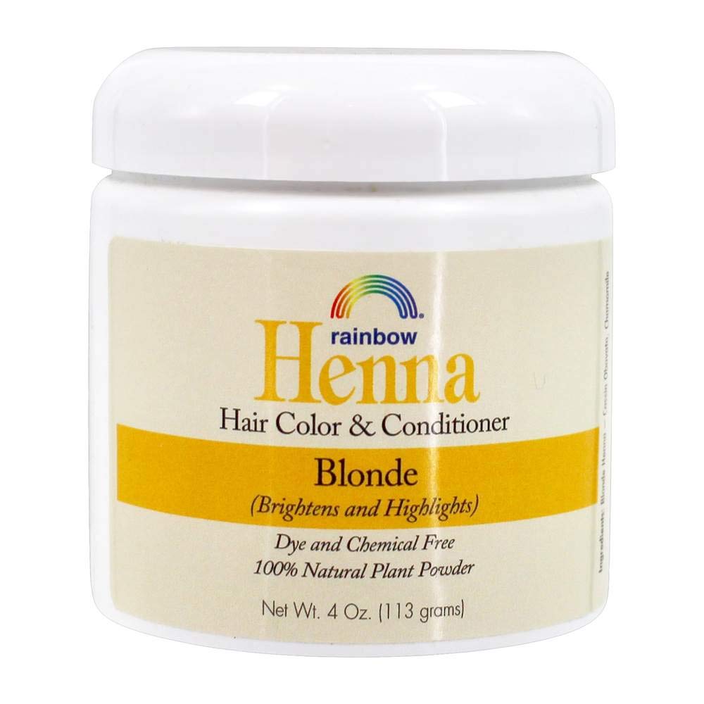Rainbow Research Henna Botanical Hair Color and Conditioner, Blonde, 4 Ounce Beauty & Personal Care Rainbow Research