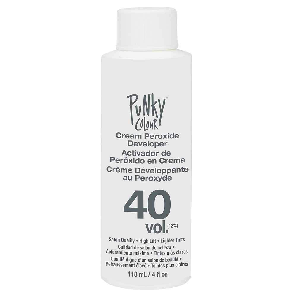 Punky Cream Peroxide Hair Dye Developer 40 Volume - Hair Bleach Developer for Medium to High Lift, 118ml Beauty & Personal Care Punky