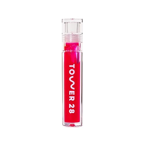 Tower 28 ShineOn Lip Gloss Jelly - Hydrating Lip Balm + Sheer Gloss for Sensitive Lips - Non-Sticky + High-Shine Jelly Formula with Nourishing Oil Beauty & Personal Care Tower 28