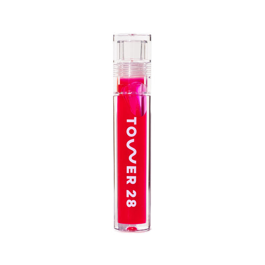 Tower 28 ShineOn Lip Gloss Jelly - Hydrating Lip Balm + Sheer Gloss for Sensitive Lips - Non-Sticky + High-Shine Jelly Formula with Nourishing Oil Beauty & Personal Care Tower 28