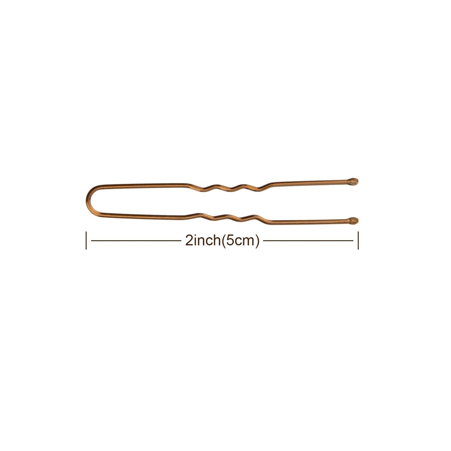 AIEX 200 Pieces U-Shaped Hairpins Kit Hair Clips Hairpins Hair Clips for Women Girls and Hair Salon (Bronze) Beauty & Personal Care AIEX