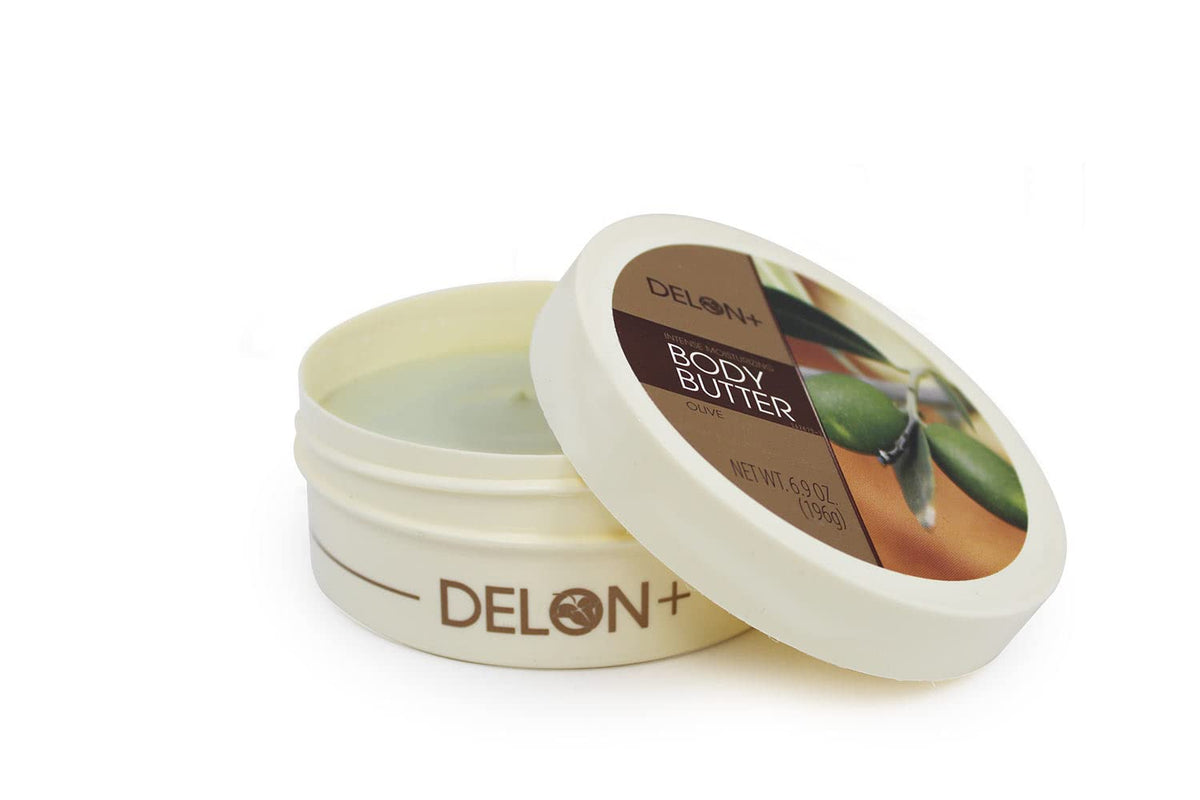 DELON Intense Moisturizing Body Butter, Olive with Olive Oil & Vitamin E, 6.9 oz (Pack of 4) Beauty & Personal Care DELON
