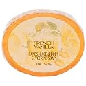 Camille Beckman French Vanilla Glycerine Bar Soap for Hands, Face and Body, 3 Bars at 3.5 Ounces Each Beauty & Personal Care Camille Beckman