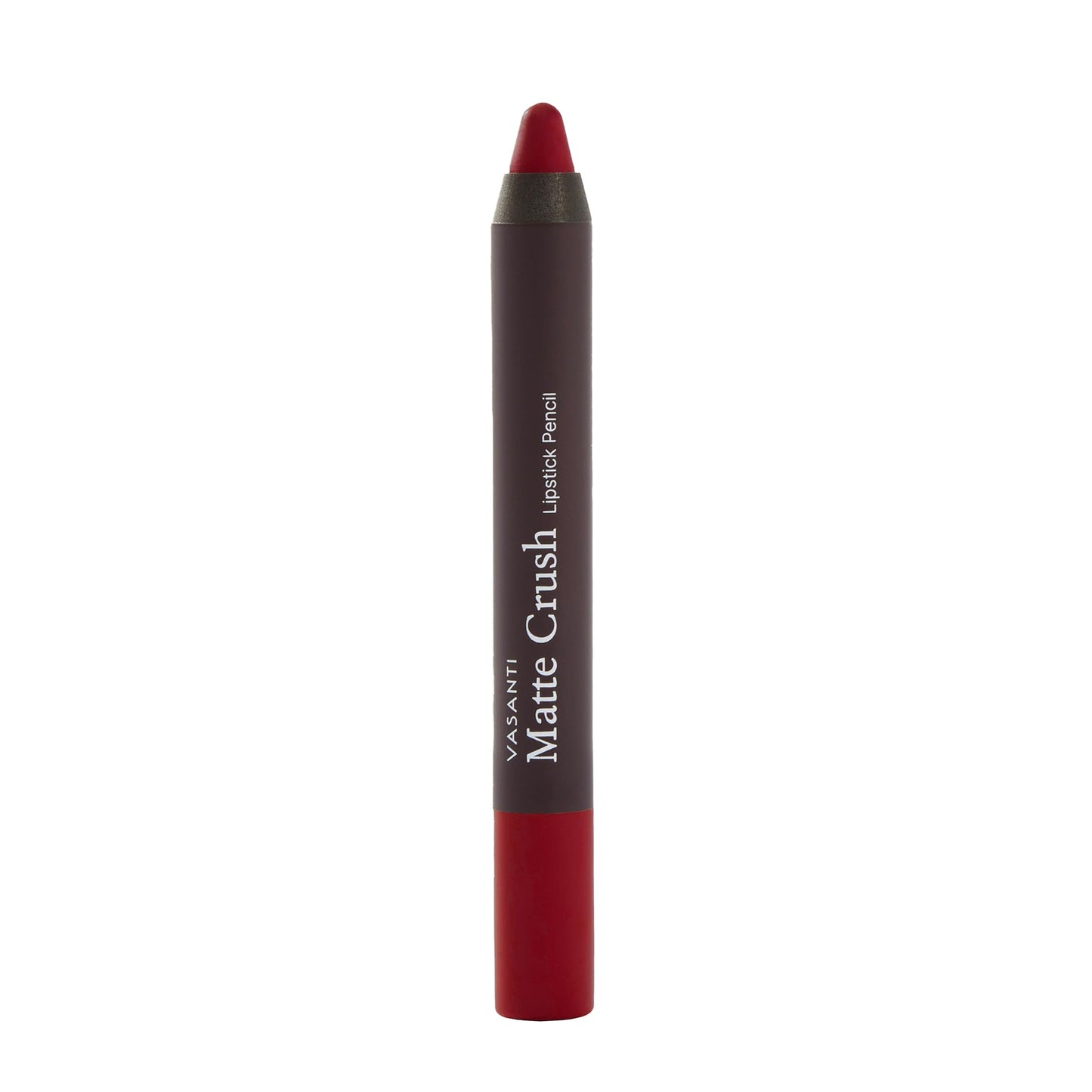 VASANTI Matte Crush Lipstick Pencil (Red X) | Long-Lasting, Water-Resistant Lip Liner Pencil that Won’t Smudge | Highly Pigmented, Soft Matte Lip Beauty & Personal Care VASANTI