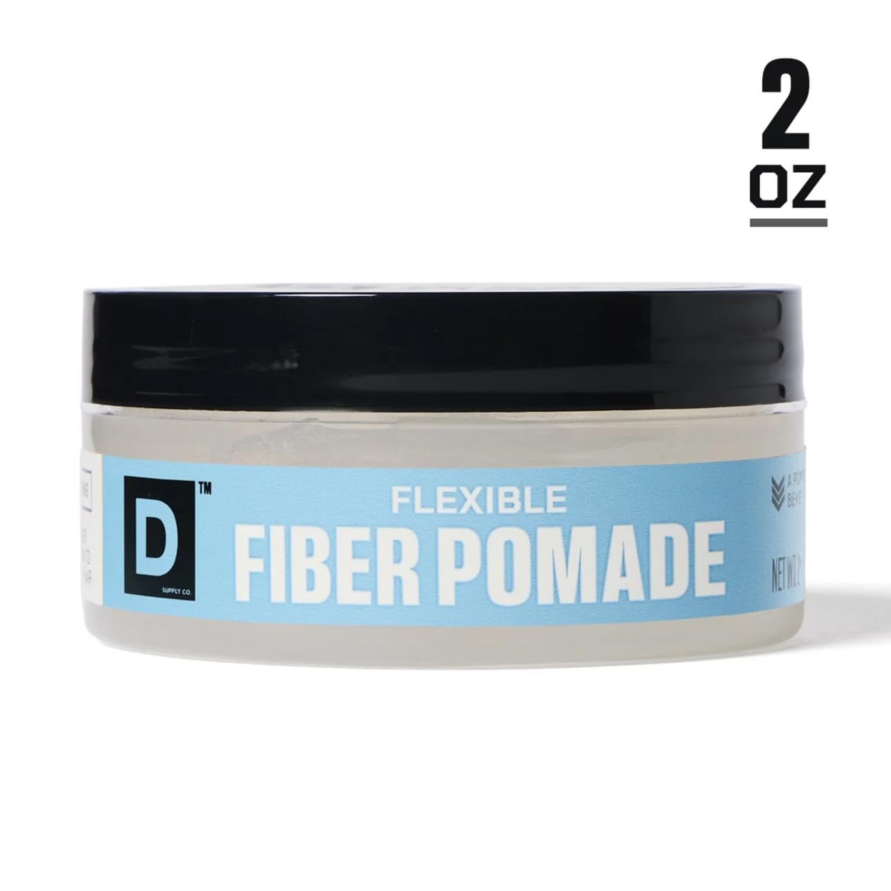 Duke Cannon Supply Co. Flexible Fiber Pomade - 2 oz - Strong Hold, No Shine, Water-Based for Easy Washout, Textured & Pliable Finish for Shorter Beauty & Personal Care Duke Cannon Supply Co.