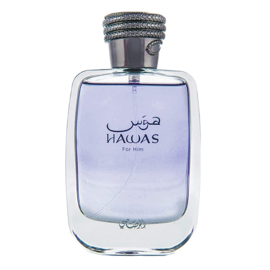 RASASI Hawas For Men Eau De Parfum Spray 100ML (3.4 Oz) - Long Lasting Arabian Perfume, Premium Perfume Men, Ideal for Special Occasions & Daily Beauty & Personal Care RASASI