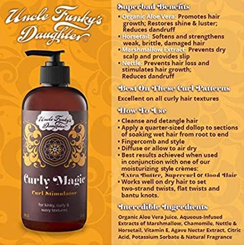Uncle Funky's Daughter Curly Magic Stimulator 18 oz Beauty & Personal Care Uncle Funky's Daughter