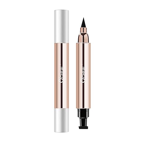 O'CHEAL 2 in 1 Professional Makeup Black Liquid Eye Liner Pencil for Women, Perfect Blend Eye Definer for Precise or Smudged Look, Premium Wing Cat… Beauty & Personal Care O'CHEAL