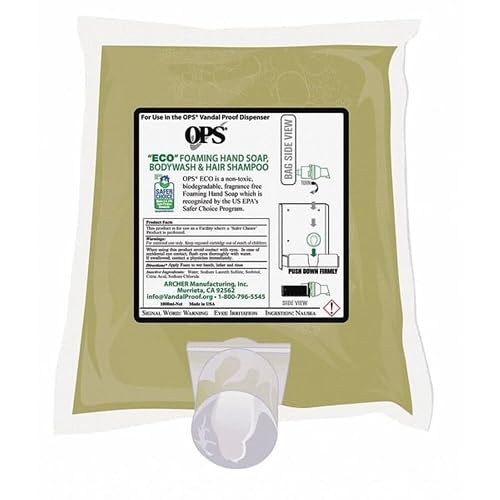 OPS 1000 mL Citrus Foam Eco Green Hand Soap Beauty & Personal Care OPSOBJECTS