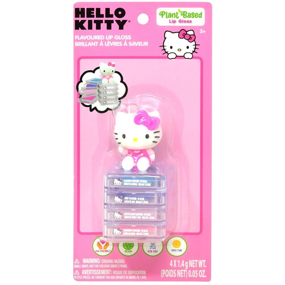 Hello Kitty Flavoured Lip Gloss Stackable Set Beauty & Personal Care Hello Kitty