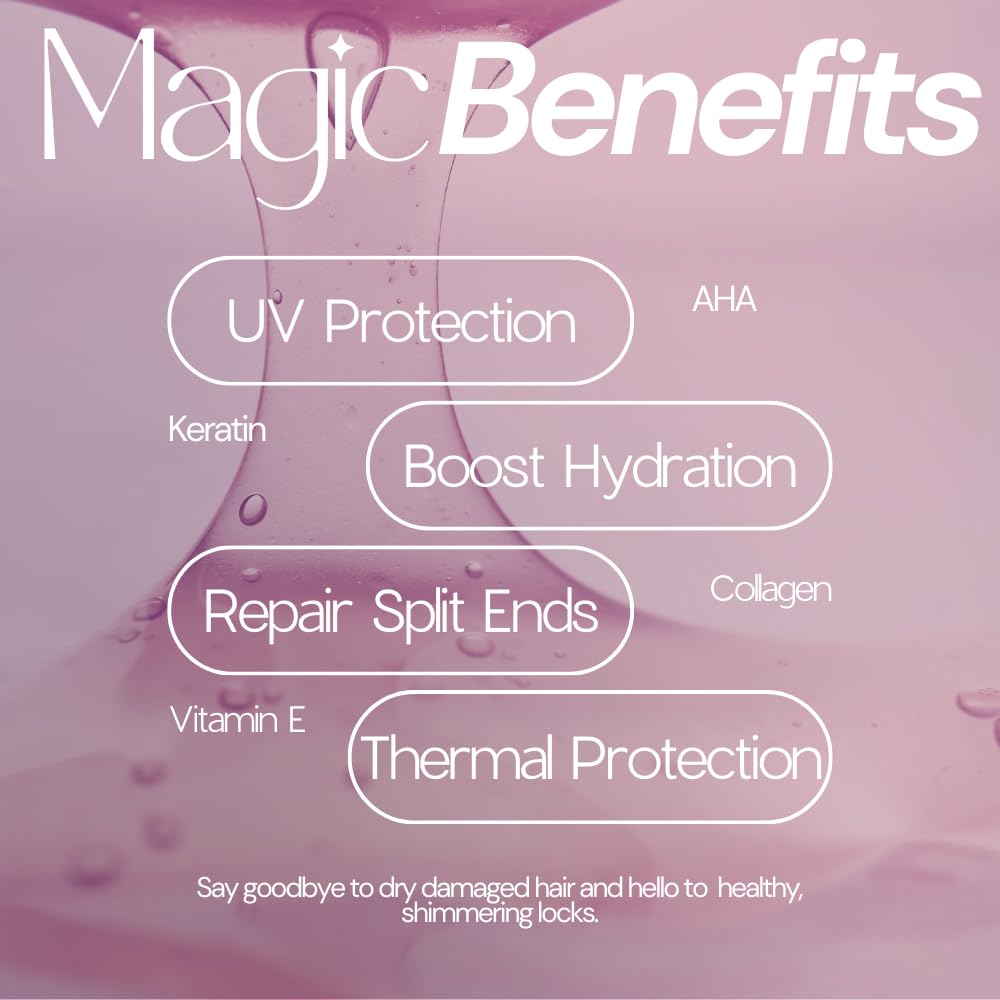 SIMPLY SMOOTH Magic Potion Shampoo Paraben Free Daily Shampoo Restore & Repair Dry, Damaged, Keratin Depleted Hair Hydrate & Create Soft, Healthy Hair
