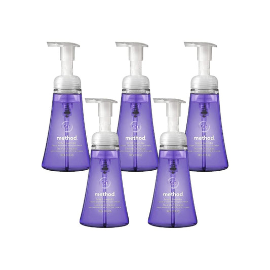 Method Foaming Hand Soap, French Lavender, 10 Fl Oz. (Pack of 5) Beauty & Personal Care Method