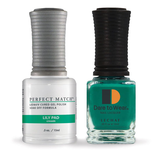 LeChat Perfect Match Gel Polish, Lily Pad, 2 count (0.50 ounce each) (PMS99)