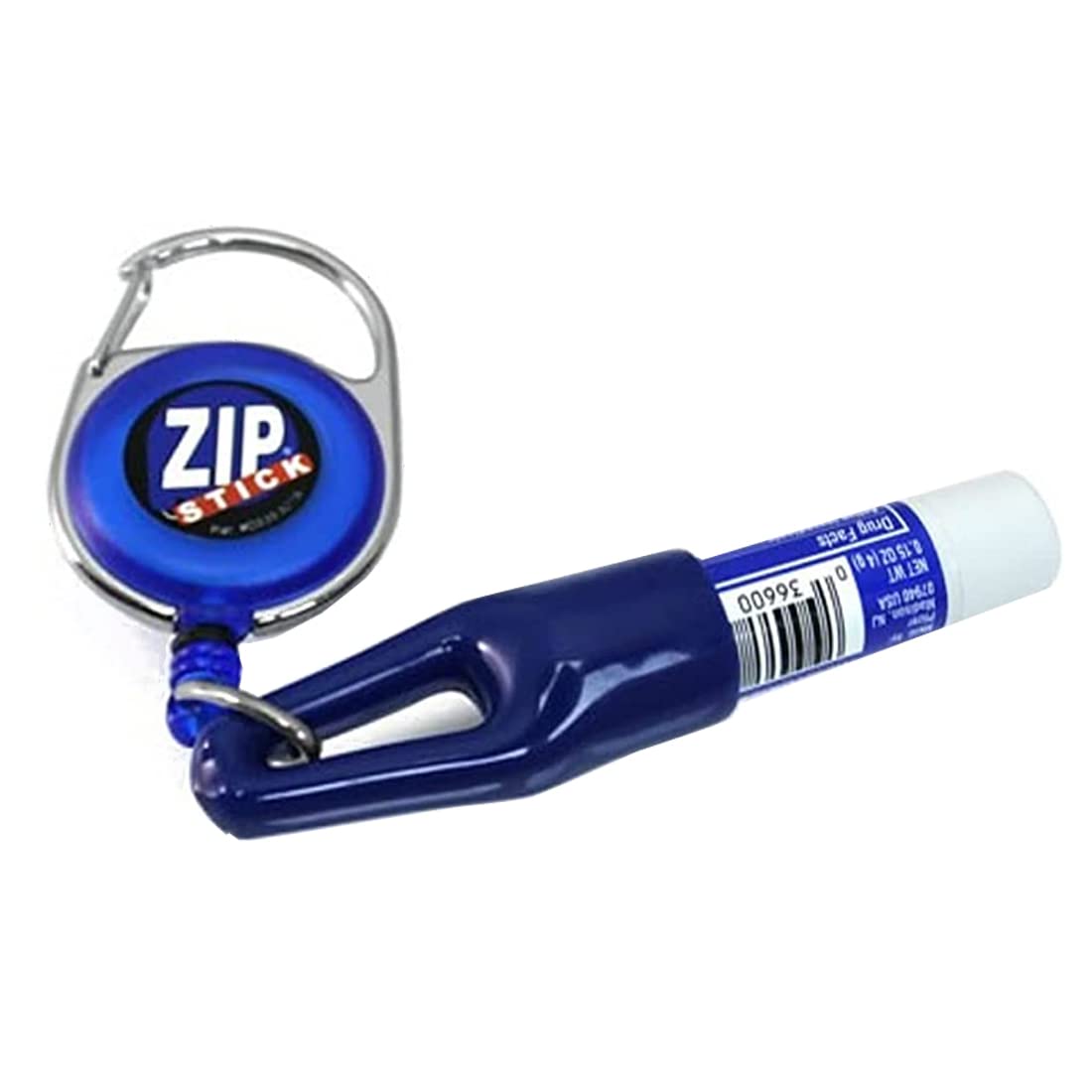 Clip-On Retractable ZIP Stick - Blue (Extends 32 Inches) Fits all Standard Stick-Type Lip Balms and Lip Gloss Beauty & Personal Care ZIP STICK