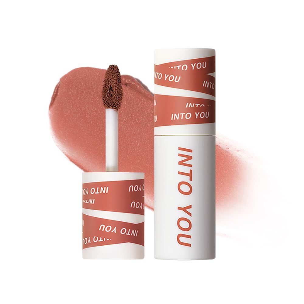 INTO YOU Matte Nude Lipstick for Women, Waterproof Liquid Lipstick Long Lasting Makeup with Lightweight Mud Texture, Dual-use for Lips and Cheek Beauty & Personal Care INTO YOU