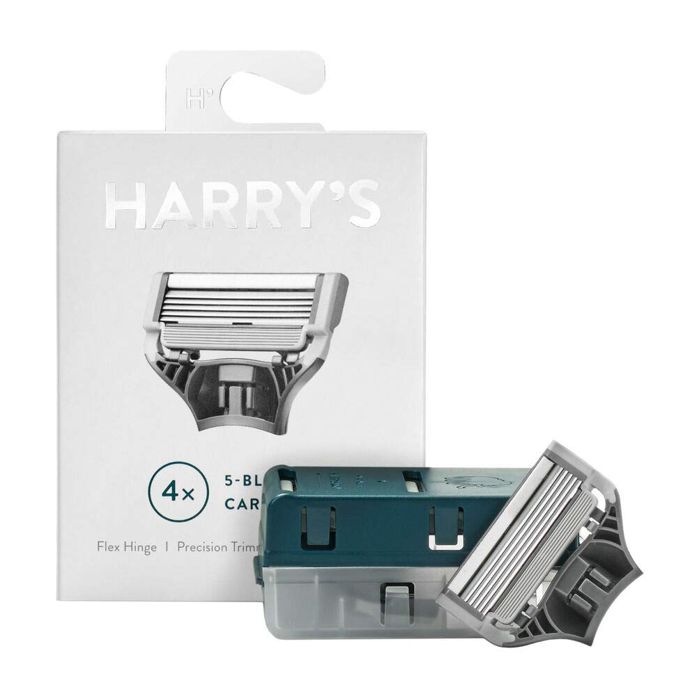 Harry's German 5-Klingen-Patronen für Rasierer, Nachfüllpackung, Präzisionstrimmer, Flex HI, 4er-Pack Beauty and Personal Care Harry’s