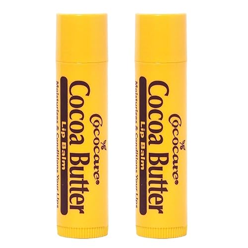 Cococare Cocoa Butter Lip Balm - The Little Yellow Stick Enriched with Natural Cocoa Butter - Conditions & Protects Lips with Hydrating Formula Beauty & Personal Care COCOCARE