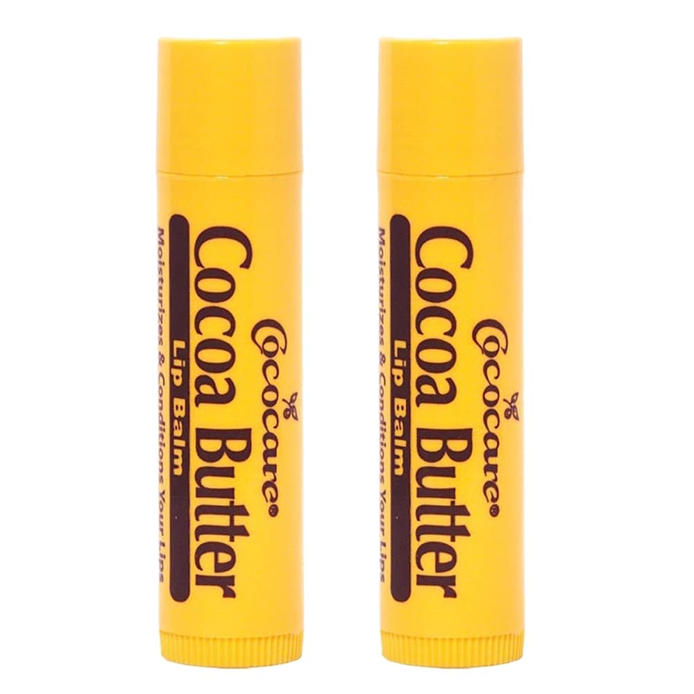 Cococare Cocoa Butter Lip Balm - The Little Yellow Stick Enriched with Natural Cocoa Butter - Conditions & Protects Lips with Hydrating Formula Beauty & Personal Care COCOCARE