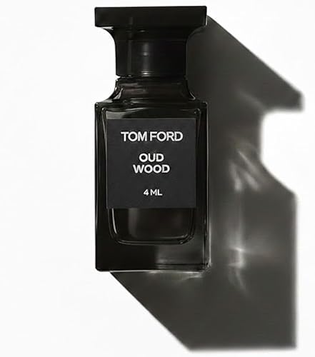 Tom Ford Oud Wood Eau de Parfum 4ml Mini Splash Bottle | Unisex Travel Size EDP Miniature | Oud, Sandalwood, Cardamom, Amber, Tonka 0.14 Fluid Ounces Beauty & Personal Care Tom Ford