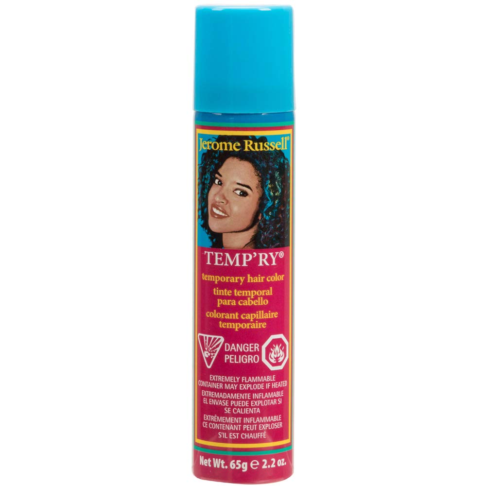 Jerome Russell Intense Blue Spray-On Hair Dye - Fast-Drying, Non-Sticky, Vivid Color for Travel, 2.2 oz Beauty & Personal Care Jerome Russell