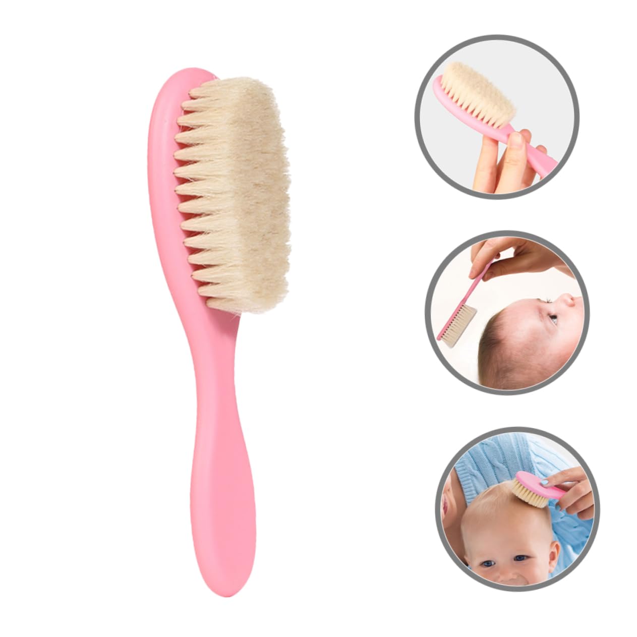 PartyKindom Bath Brush Soft Bristle Bathing Scrubber for Newborns and Portable Design for Daily Cleaning and Bath Gentle Beauty and Personal Care PartyKindom