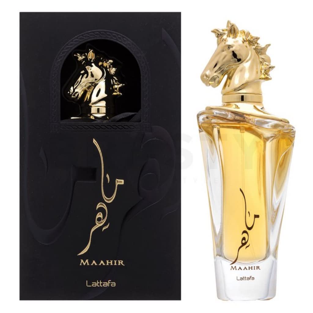 Lattafa for Unisex 3 Piece Eau de Parfum Gift Set (Maahir + Fakhar for Men + Oud Mood Elixir) 3.4 Ounce/100 ml each Beauty & Personal Care Lattafa