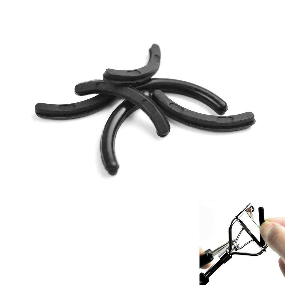 Leline's Eyelash Curler Refill Pads, 6pcs Rubber Replacement Pads for Standard Eyelash Curler (Black) Beauty & Personal Care Leline's