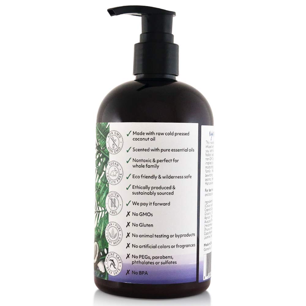 Coco Fiji Face & Body Lotion Infused With Coconut Oil | Lotion for Dry Skin | Moisturizer Face Cream & Massage Lotion for Women & Men | Night Blooming Beauty & Personal Care Organic Fiji
