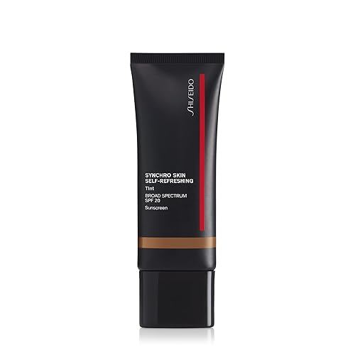 Shiseido Synchro Skin Self-Refreshing Tint SPF 20, Deep Tsubaki 515 - Light Coverage, Tinted Moisturizer - 12-Hour Wear, 24-Hour Hydration Beauty & Personal Care Shiseido