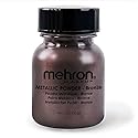 Mehron Makeup Metallic Powder | Metallic Chrome Powder Pigment for Face & Body Paint, Eyeshadow, and Eyeliner .75 oz (21 g) (Bronze) Beauty & Personal Care Mehron
