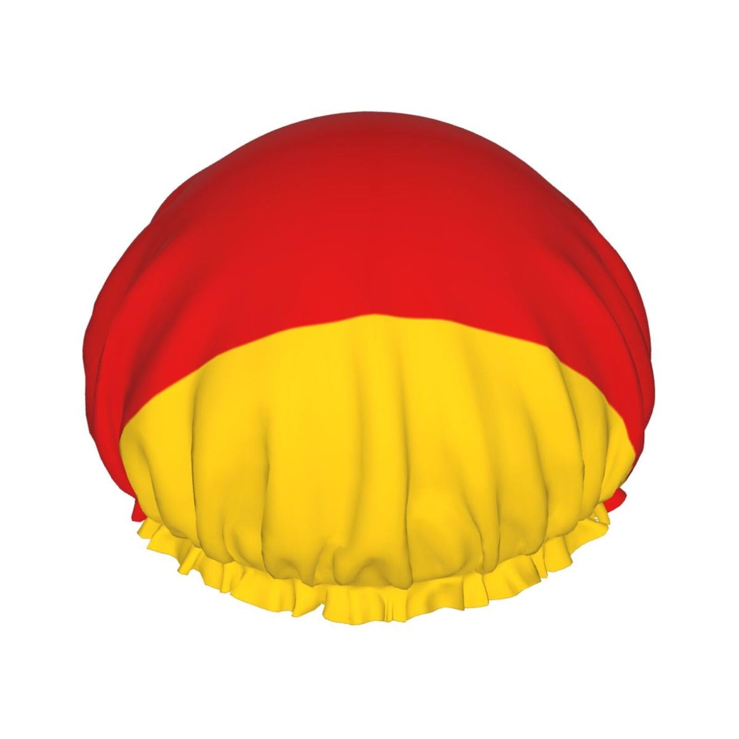 Germany Flag Prints Shower Cap Double Layer Lined Waterproof Bathing Shower Hat Beauty and Personal Care Hayyett