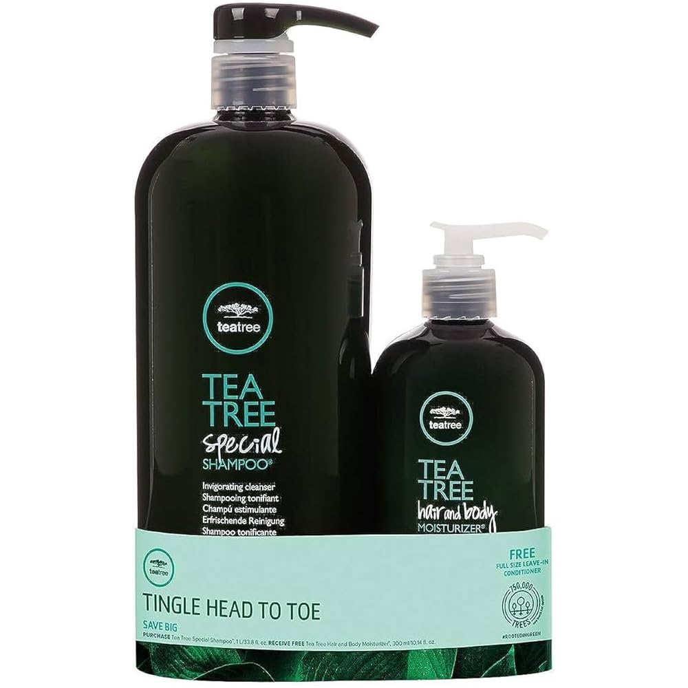 Paul Mitchell Tea Tree Special Shampoo and Hair and Body Moisturizer Head to Toe Set for Hair and Body Beauty & Personal Care Tea Tree